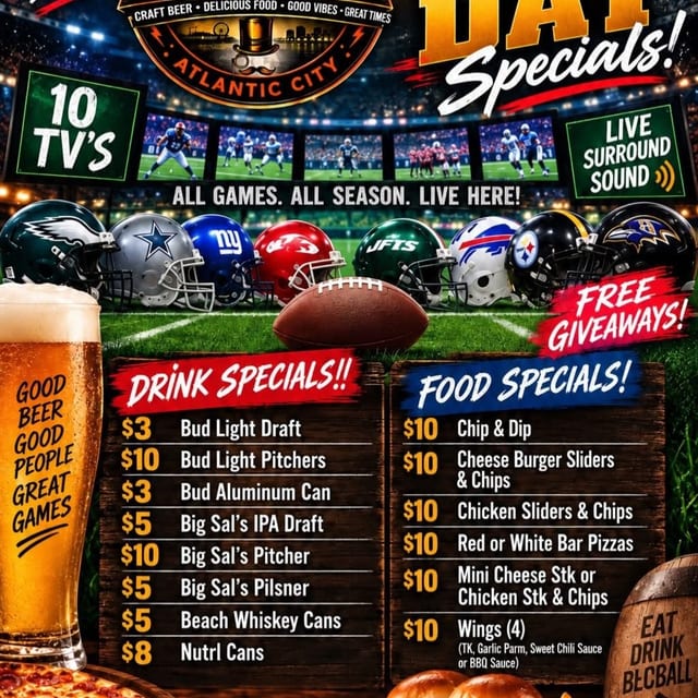 🏈 GAME DAY AT TENNESSEE AVE BEER HALL! 🍻