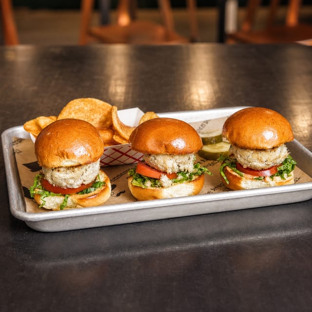 Crabcake Sliders.
