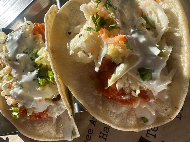Buffalo Shrimp Tacos